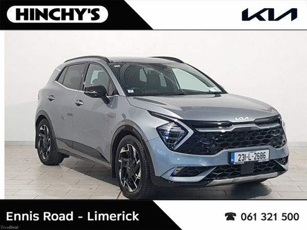 Kia Sportage SUV, Diesel Hybrid, 2023, Grey