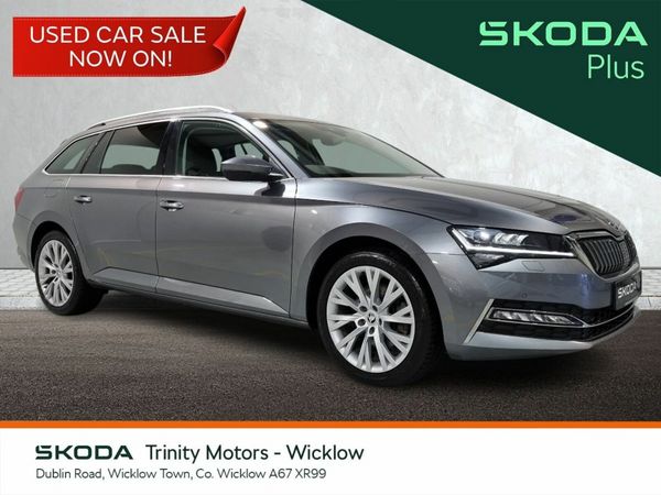 Skoda Superb Estate, Petrol Plug-in Hybrid, 2023, Grey