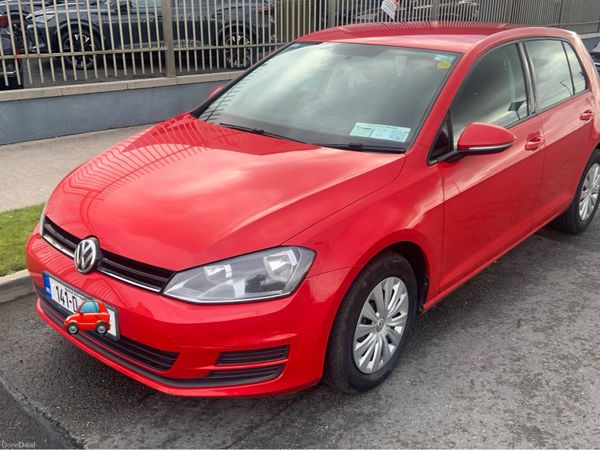 Volkswagen Golf Estate, Petrol, 2014, Red