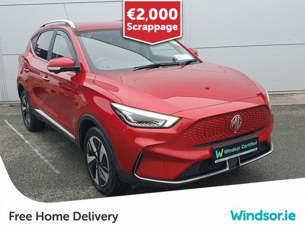 MG ZS Hatchback, Electric, 2024, Red