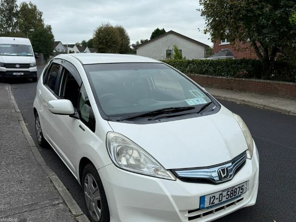 Honda Fit Hatchback, Petrol Hybrid, 2012, White