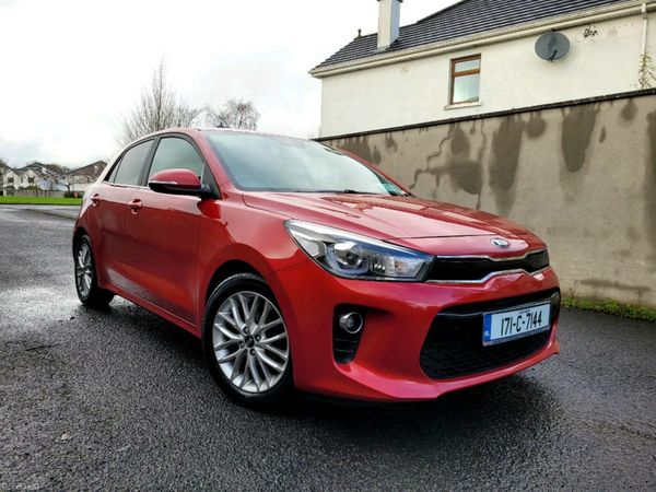 Kia Rio Hatchback, Petrol, 2017, Red
