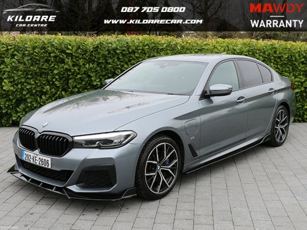 BMW 5-Series Saloon, Petrol Hybrid, 2020, Blue