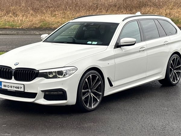 BMW 5-Series Estate, Diesel, 2018, White