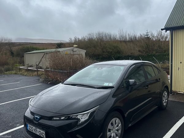 Toyota Corolla Saloon, Petrol Hybrid, 2022, Black