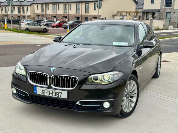 BMW 5-Series Saloon, Diesel, 2015, Brown