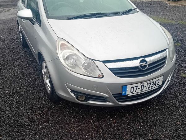 Opel Corsa Hatchback, Petrol, 2007, Silver