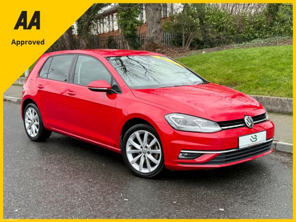 Volkswagen Golf Hatchback, Petrol, 2019, Red