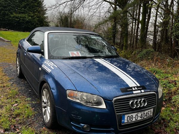 Audi A4 Convertible, Petrol, 2008, Blue