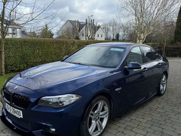 BMW 5-Series Saloon, Diesel, 2015, Blue