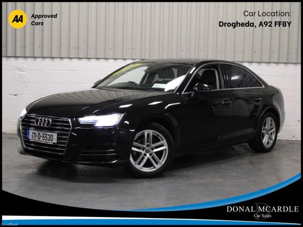Audi A4 Saloon, Petrol, 2017, Black