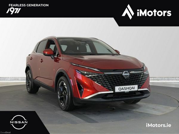 Nissan Qashqai SUV, Petrol Hybrid, 2026, Red
