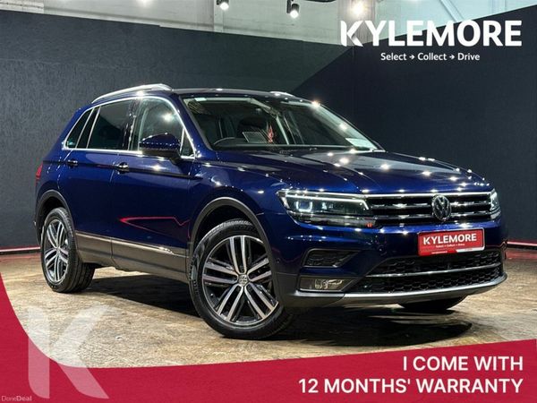 Volkswagen Tiguan SUV, Diesel, 2018, Blue