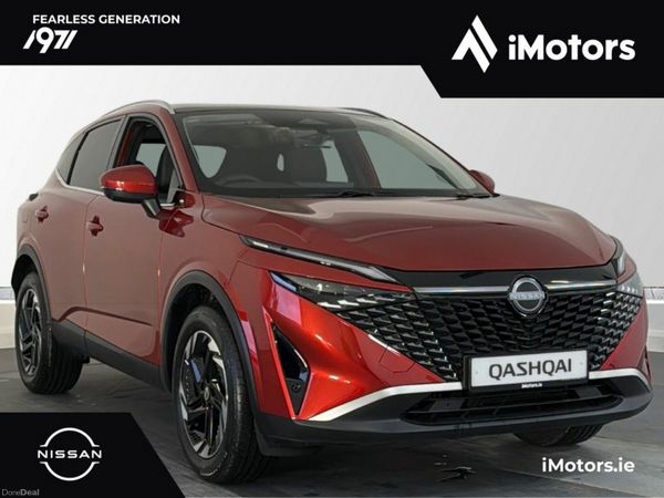 Nissan Qashqai SUV, Petrol Hybrid, 2026, Red