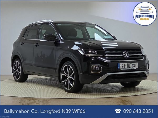 Volkswagen T-Cross Estate, Petrol, 2024, Black