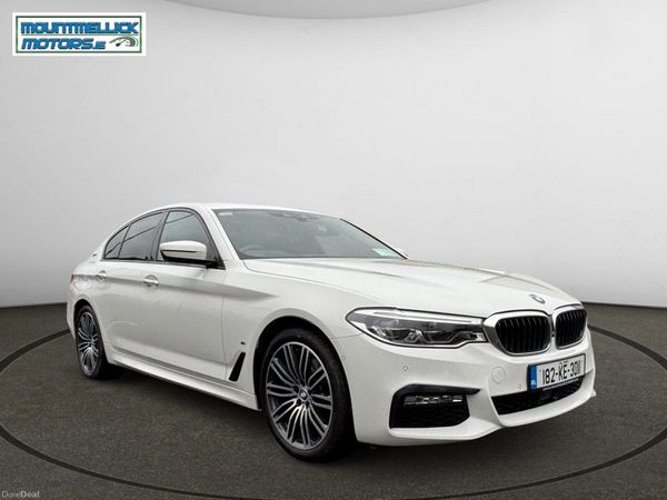 BMW 5-Series Saloon, Petrol Plug-in Hybrid, 2018, White