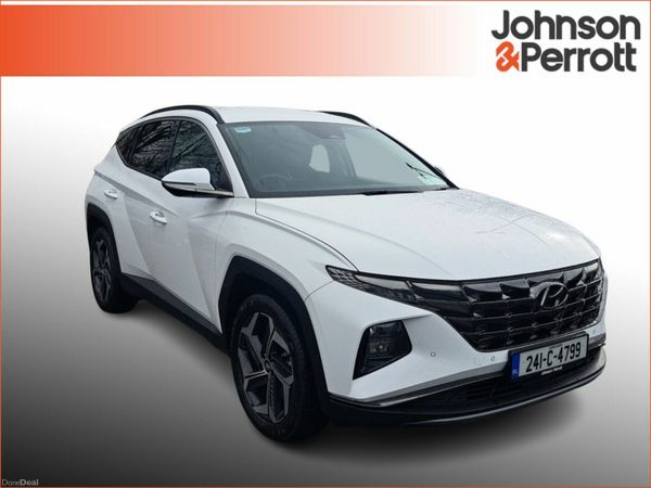 Hyundai Tucson SUV, Petrol Hybrid, 2024, White