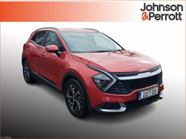 Kia Sportage SUV, Diesel Hybrid, 2022, Red