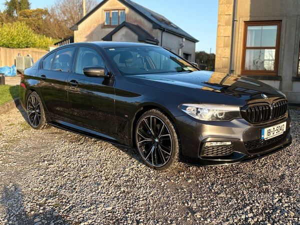 BMW 5-Series Saloon, Petrol Plug-in Hybrid, 2018, Grey