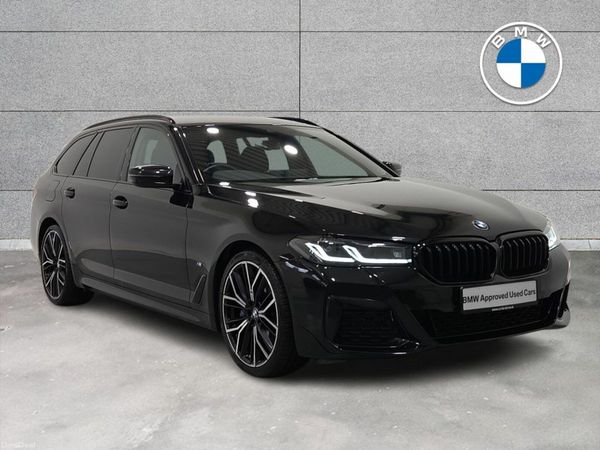 BMW 5-Series Estate, Diesel Hybrid, 2022, Black