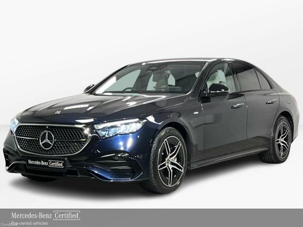 Mercedes-Benz E-Class Saloon, Diesel Plug-in Hybrid, 2025, Blue