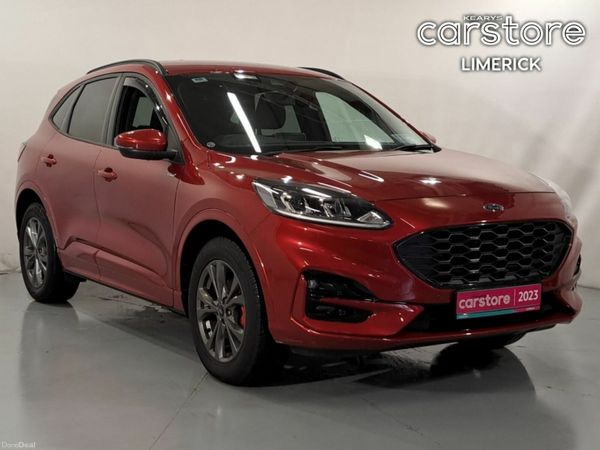 Ford Kuga SUV, Petrol Plug-in Hybrid, 2023, Red