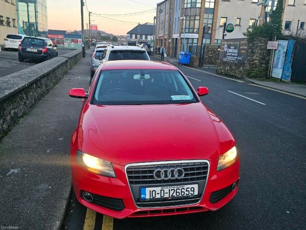 Audi A4 Saloon, Petrol, 2010, Red