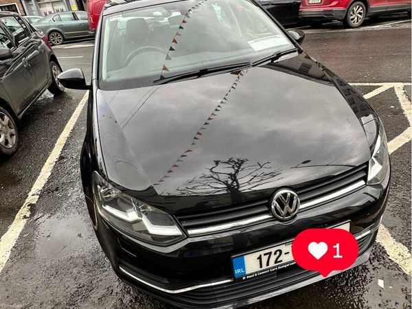 Volkswagen Polo Hatchback, Petrol, 2017, Black