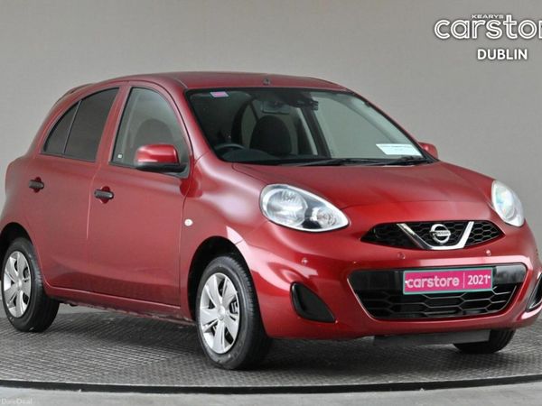 Nissan March Hatchback, Petrol, 2021, Red