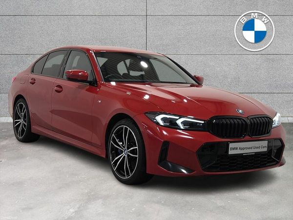 BMW 3-Series Saloon, Petrol Plug-in Hybrid, 2024, Red