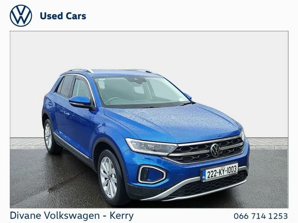 Volkswagen T-Roc SUV, Petrol, 2022, Blue