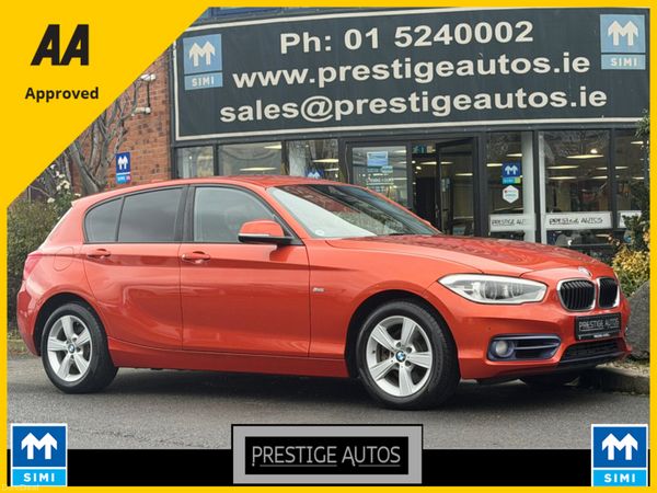 BMW 1-Series Hatchback, Diesel, 2016, Orange