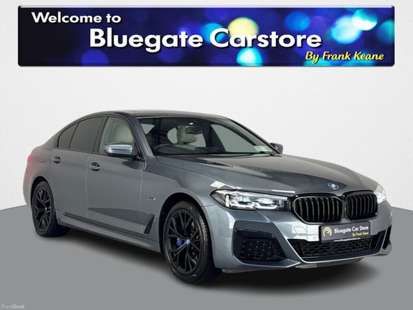 BMW 5-Series Saloon, Petrol Hybrid, 2022, Grey