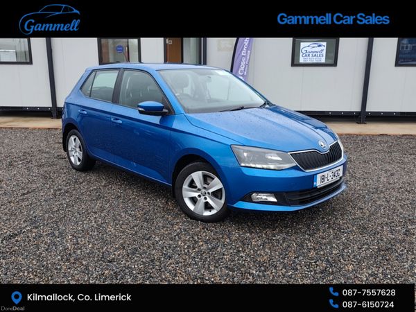 Skoda Fabia Hatchback, Petrol, 2018, Blue