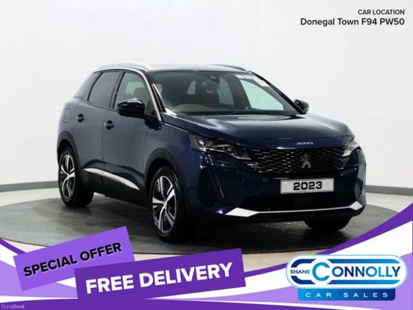 Peugeot 3008 SUV, Petrol Hybrid, 2023, Blue