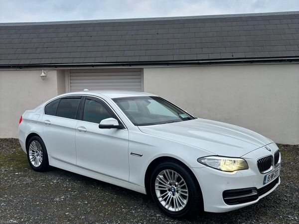 BMW 5-Series Saloon, Diesel, 2015, White