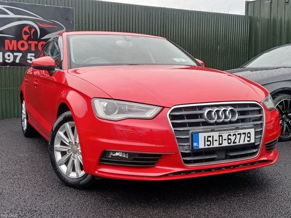 Audi A3 Saloon, Petrol, 2015, Red