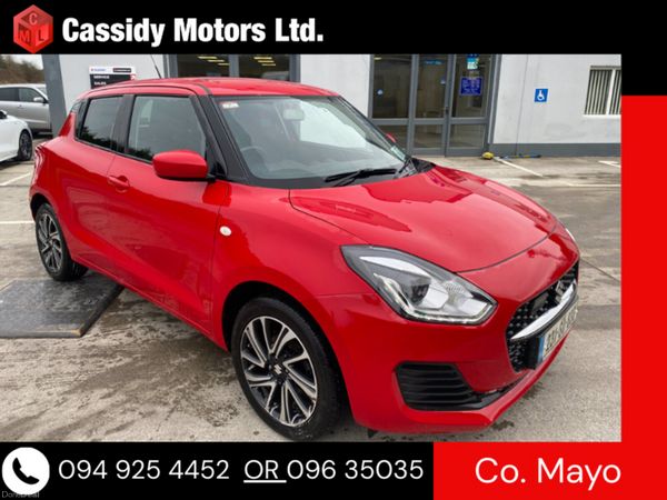 Suzuki Swift Hatchback, Petrol Hybrid, 2023, Red