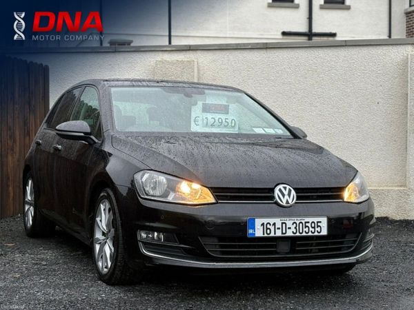 Volkswagen Golf Hatchback, Diesel, 2016, Black