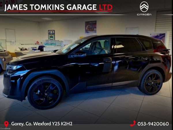 Citroen C5 Aircross SUV, Petrol Hybrid, 2026, Black