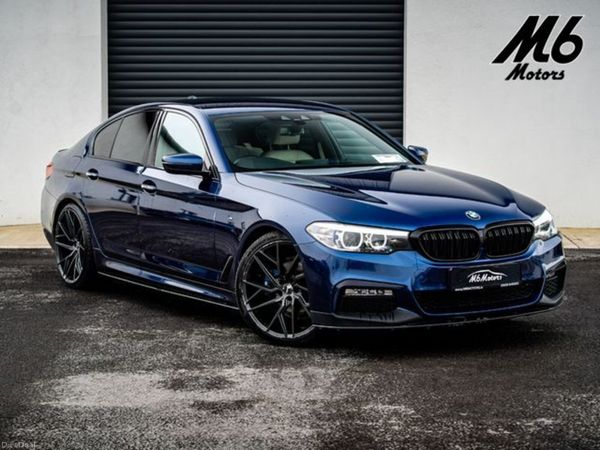 BMW 5-Series Saloon, Diesel, 2018, Blue