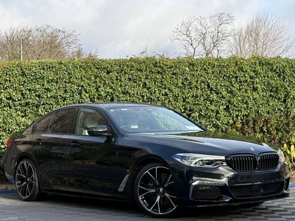 BMW 5-Series Saloon, Petrol Plug-in Hybrid, 2019, Black