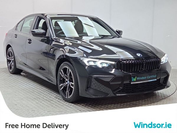 BMW 3-Series Saloon, Petrol Plug-in Hybrid, 2024, Black
