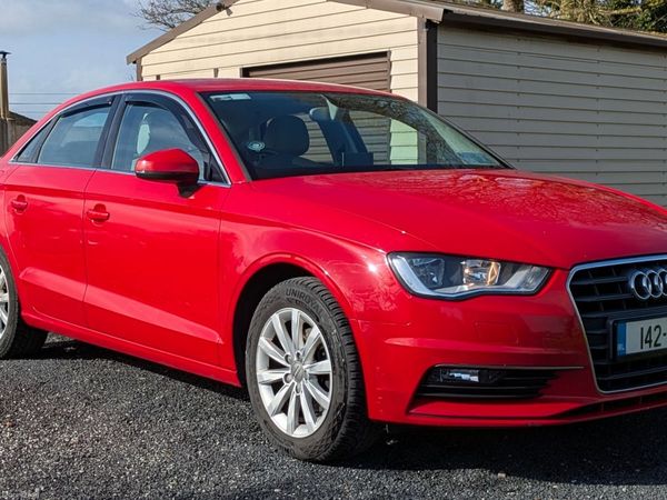 Audi A3 Saloon, Petrol, 2014, Red