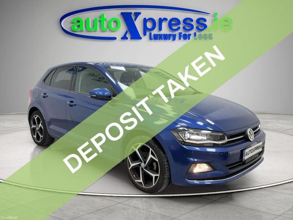 Volkswagen Polo Hatchback, Petrol, 2018, Blue