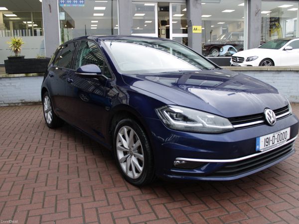 Volkswagen Golf Hatchback, Petrol, 2019, Blue