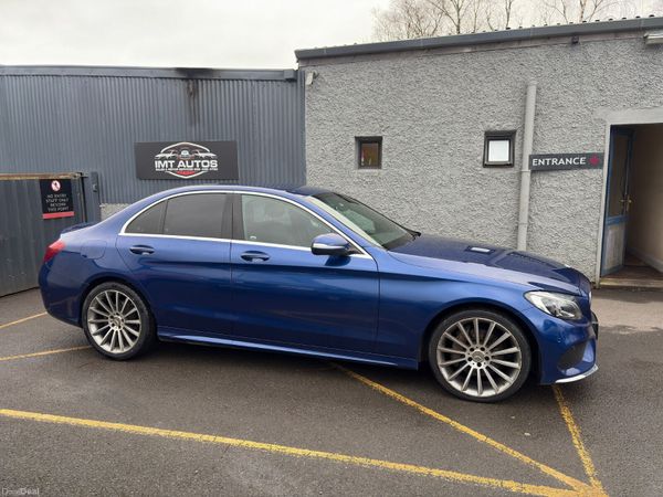 Mercedes-Benz C-Class Saloon, Diesel, 2017, Blue