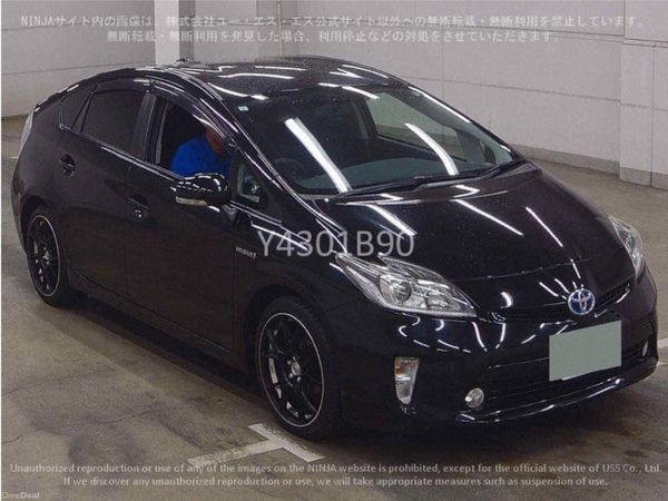 Toyota Prius Saloon, Petrol Hybrid, 2015, Black
