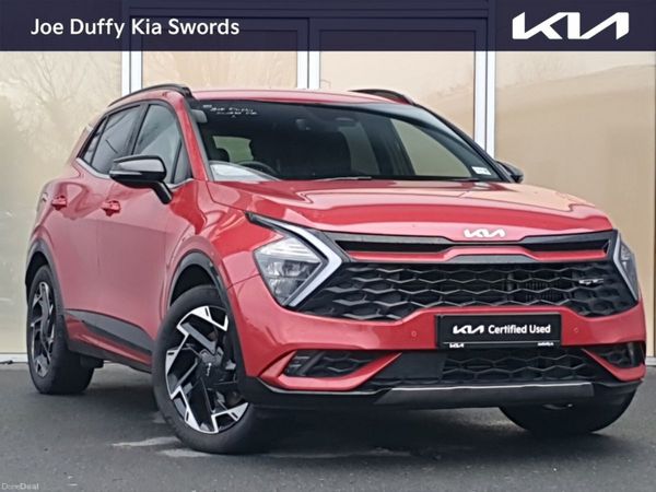 Kia Sportage SUV, Petrol Plug-in Hybrid, 2024, Red