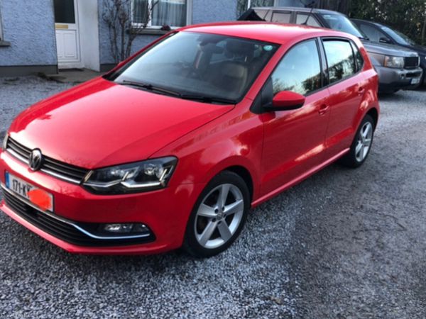 Volkswagen Polo Hatchback, Petrol, 2017, Red